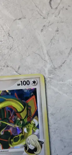 Pokemon Rayquaza C Lv.73 8/147 Platinum Holo Rare Basic 100HP Card 2009 - Image 3