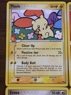 Pokemon TCG POP Series 3 6 Card Lot Plusle Combusken Eevee x3 Ivysaur ALL LP-NM - Image 2