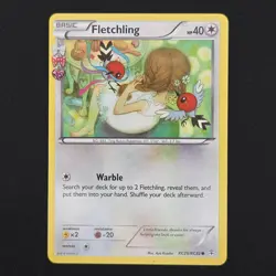 Pokemon TCG Card Fletchling RC25/RC32 Generations Radiant Collection - LP+ - Image 1