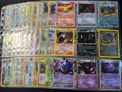 Lot of 90 ALL HOLO Vintage Pokemon Card Binder Collection - Image 1
