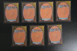 7 Island (V.1) Magic Card Lot Beta LEB MTG - Image 2
