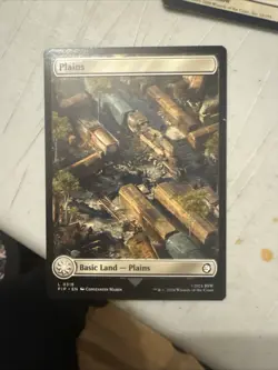 Plains (0846) (Surge Foil) #846 (NM) Fallout PIP Magic MTG - Image 1