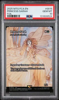 MTG Final Fantasy PRINCESS SARAH Through The Ages FOIL #0015 *GEM MINT PSA 10* - Image 1