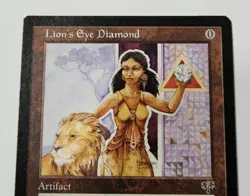Lion's Eye Diamond 1996 Mirage MTG Magic: The Gathering - Never Played - Image 4