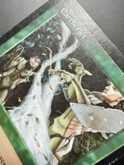 1997 Magic The Gathering MTG Tempest Earthcraft MP - Image 1
