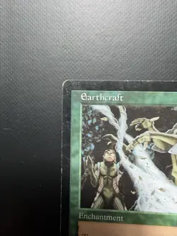 1997 Magic The Gathering MTG Tempest Earthcraft MP - Image 3
