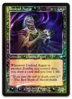 Undead Augur (Retro Frame) #15 (Foil) (NM) Modern Horizons MH1 Magic MTG - Image 1
