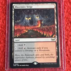 Wizards of the Coast Blazemire Verge Foil Rare Land 0256 DSK 2024 EN - Image 1