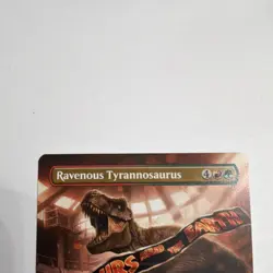 Wizards of the Coast Ravenous Tyrannosaurus Borderless Rare EN #18 Jurassic - Image 2