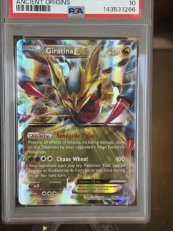 2016 Pokemon XY Ancient Origins Giratina EX 57/98 #57 PSA 10 Gem Mint - Image 3