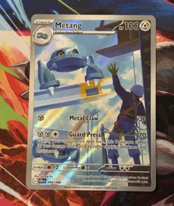 Metang 094/086: Chaos Rising Holo Rare Full Art IR. NM Pokemon - Image 1