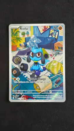 Pokemon Scarlet & Violet - Riolu Illustration Rare 215/198 - Image 1