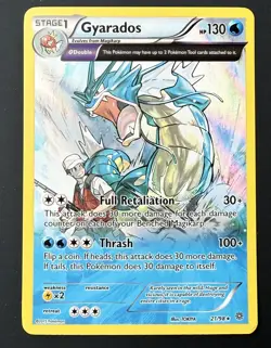 2015 Pokemon XY Ancient Origins Gyarados Holo Rare #21/98 - Image 1