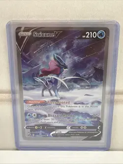Pokemon TCG Suicune v GG38/GG70 Crown Zenith Full Art Holo Card Ultra Rare - Image 1