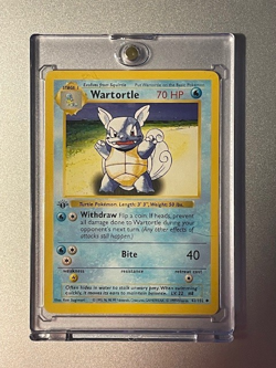 Pokemon TCG Wartortle 1st Edition Card 42/102 in Great Condition - Image 1