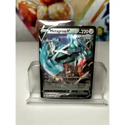 Metagross V Ultra Rare Chilling Reign 112/198, LP Pokemon Card - Image 1