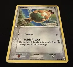 The Pokemon Company Sentret 62/92 EX Legend Maker Reverse Holo 2006 vintage - Image 1