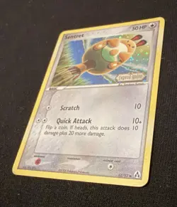 The Pokemon Company Sentret 62/92 EX Legend Maker Reverse Holo 2006 vintage - Image 2