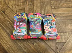 (Lot Of 30) Pokemon Sleeved Mega Evolution Chaos Rising TCG Booster Packs Sealed - Image 1