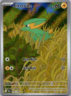 Electrike 196/182 Illustration Rare Destined Rivals Pokemon Near Mint - Image 1