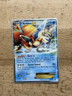 Pokemon TCG Keldeo-EX 49/149 Holo Rare EX, 2015 World Championship - Image 1