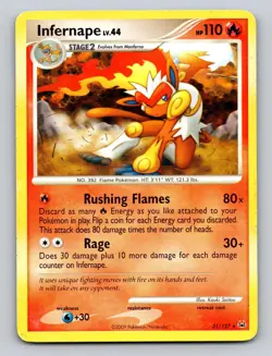 Infernape 31/127 Rare Platinum Pokemon HP - Image 1