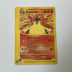 Typhlosion 64/165 Expedition Base Set Holo Rare Stage 2 100 HP e-Reader - Image 1