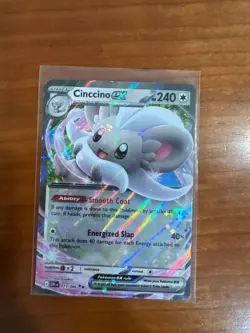 CINCCINO EX 073/086 DOUBLE RARE ME04: CHAOS RISING POKEMON NM - Image 1