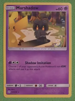 Pokemon TCG Sun & Moon Cosmic Eclipse Marshadow Rare #103 (Pikachu) - Image 1