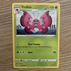 VIVILLON 13/163 2021 Pokemon Battle Styles Rare TCG - Image 1