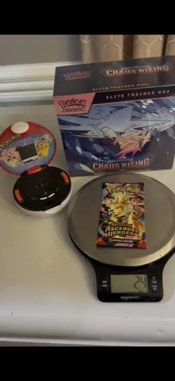 Heavy Ascended Heroes Pack - 24g- Pokemon - & CHAOS RISING EBT & Game GOD PACKU - Image 5