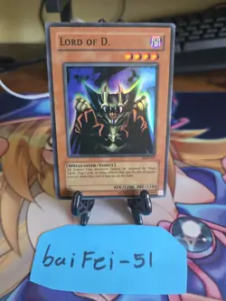 Yu-Gi-Oh TCG Lord Of D. SDK-041 Unlimited Super Rare Card LP - Image 1