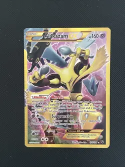 Alakazam EX 125/124 XY Fates Collide 2016 Secret Holo Rare Pokemon TCG - Image 1