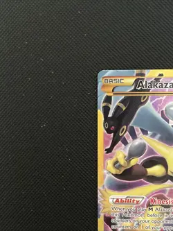 Alakazam EX 125/124 XY Fates Collide 2016 Secret Holo Rare Pokemon TCG - Image 2