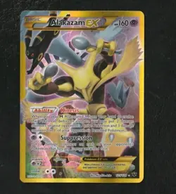 Pokemon Alakazam EX (Secret) 125/124 Fates Collide Holo NM - Image 1