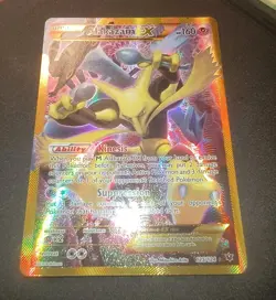Pokemon Alakazam EX (Secret) 125/124 Fates Collide Holo NM - Image 3
