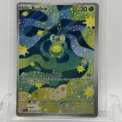 Pokemon TCG Ascended Heros Budew #221/217 Illustration Rare NM OC - Image 1