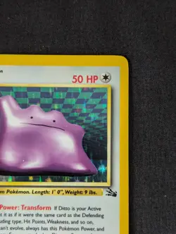 [EX] Carte Pokemon Ditto Metamorph Fossil 3/62 Holo WOTC 1999 English - Image 5