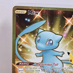 Mew 25/25 Celebrations Gold Shiny Pokemon NM - Image 3