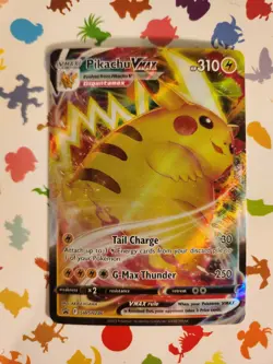 Pikachu Vmax Swsh286 Black Star Promo NM Pokemon Tcg - Image 1