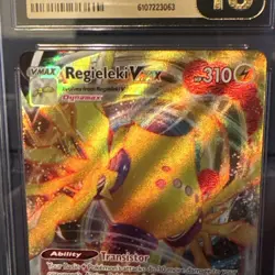 CGC Pristine 10 Regieleki VMAX 058/195 Silver Tempest Ultra Rare Holo 2022 - Image 4