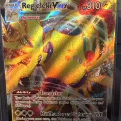 CGC Pristine 10 Regieleki VMAX 058/195 Silver Tempest Ultra Rare Holo 2022 - Image 5