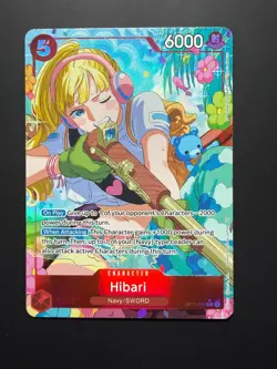 Hibari Alternate Art OP11-010 A Fist of Divine Speed Foil One Piece TCG - Image 1