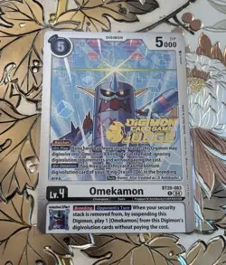 Digimon Card Game Omekamon Judge Foil BT20-083 - Image 1