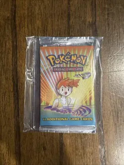 Pokemon TCG Gym Heroes Card Game Booster Pack Misty Art Unweighted 742818062145 - Image 1