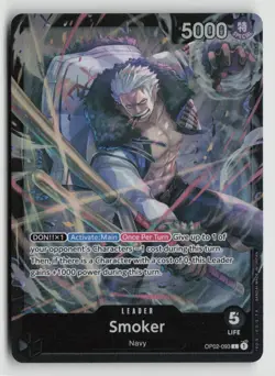 Smoker OP02-093 One Piece Starter Deck 19: BLACK Smoker L NM English - Image 1