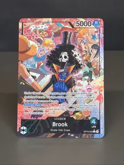 One Piece OP15-022 Brook Alt Art Leader Adventure on Kami’s Island - Image 1