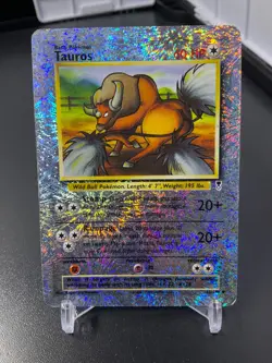 FIREWORKS REVERSE HOLO - Tauros 65/110 Legendary Collection - Pokemon Card - Image 1