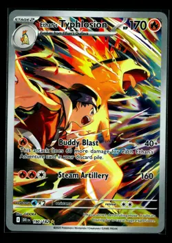Pokemon TCG Ethan's Typhlosion Card Destined Rivals 190/182 Near Mint Condition - Image 1