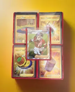 Pokemon Cards Lot - Gold Secret Rare - Trainer Card Lot - Image 1